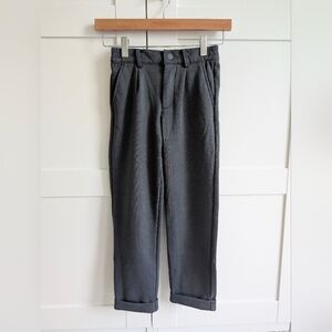Zara Boys Charcoal Grey Dress Pants Size 8